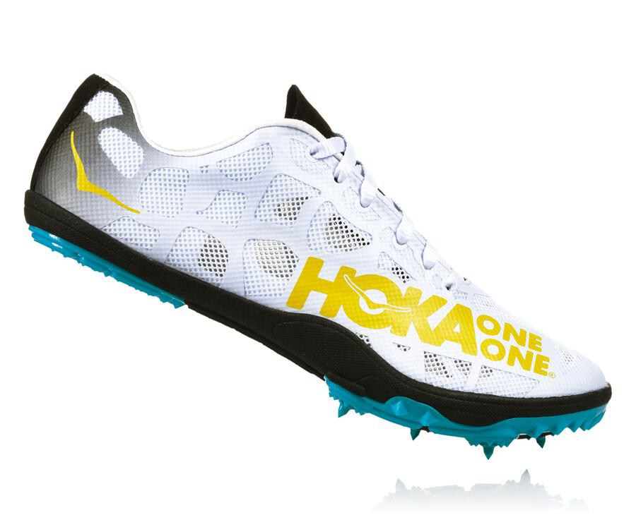 Zapatillas Atletismo Hoka One One Mujer - Rocket X - Blancas - RKH410728